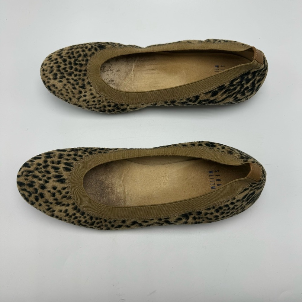 Stuart Weitzman Ballet Flats Leopard Cheetah Anim… - image 5